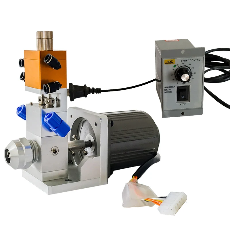 Two component glue filling machine suction back diaphragm double cylinder AB glue valve package AB glue simple mixing equipment