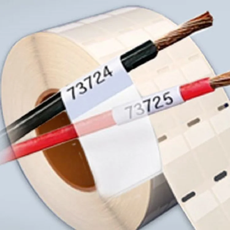 Горячие продажи для печати огибающим термальный трансферный лейбловый CAT6 кабель