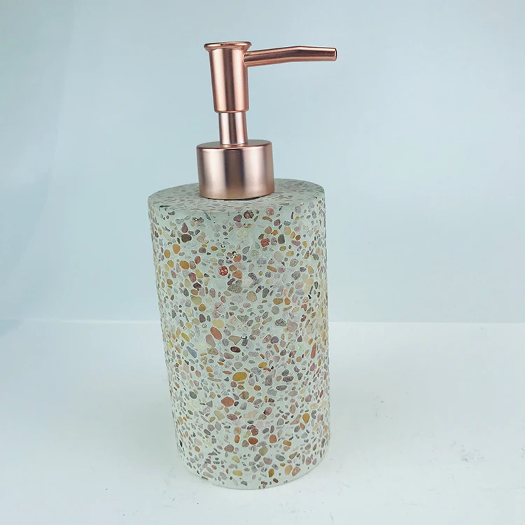 Ручная работа натуральный Terrazzo круглый квадратный бетон мрамор цемент для ванной