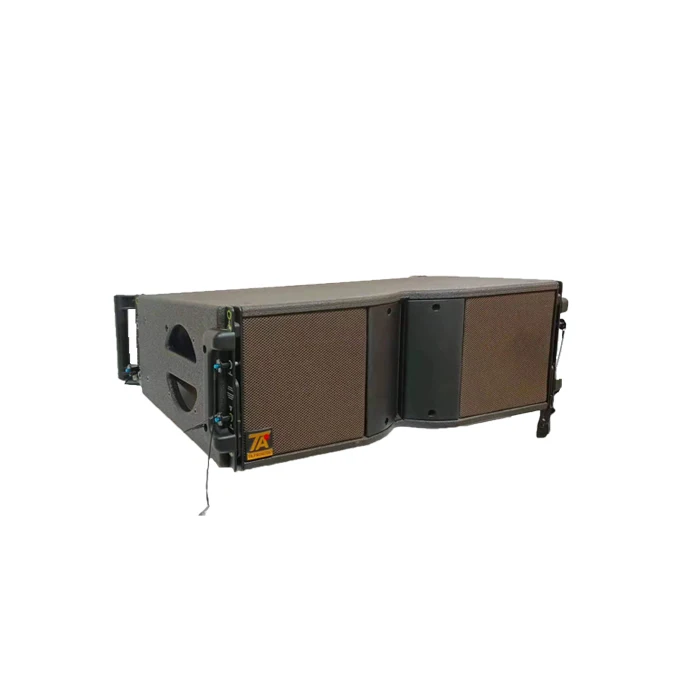 Brown black color KR208 double 8 inches passive line array speaker