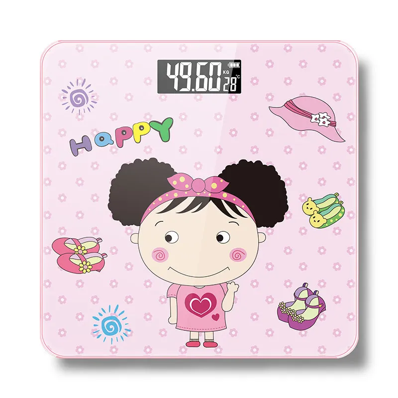 New Fashion 180kg 396Lb High Precision Load Cells LCD Backlit Electronic Bathroom Scale