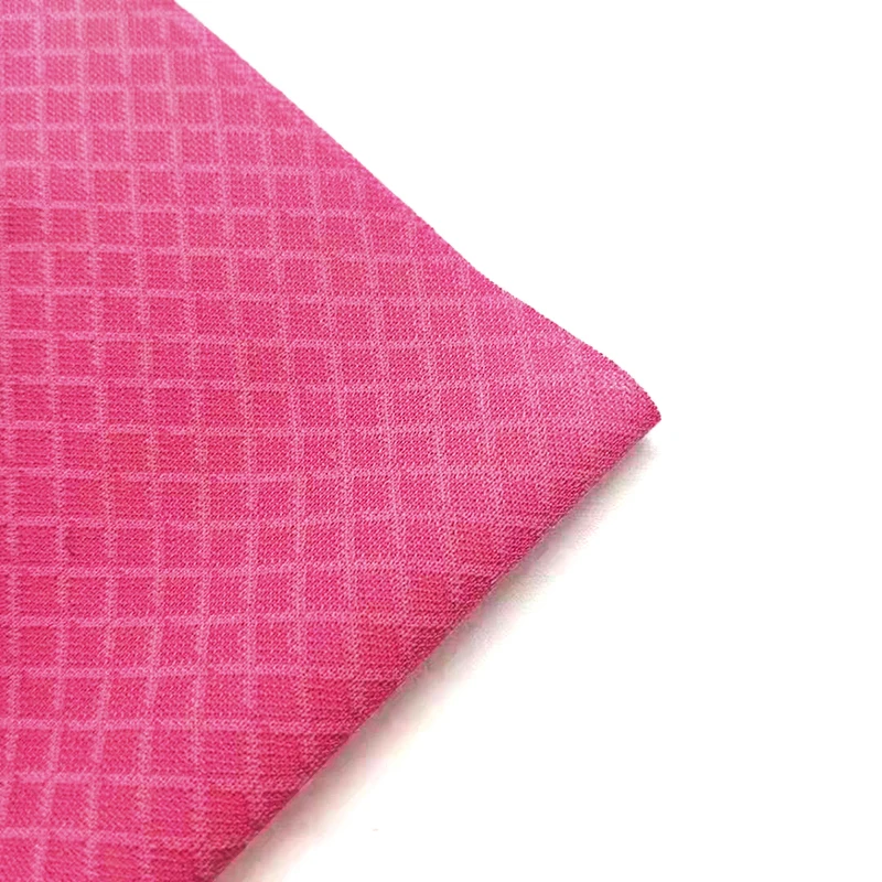 Оптовая продажа, Высококачественная эластичная однотонная сетчатая ткань из 100% полиэстера для спортивной обуви