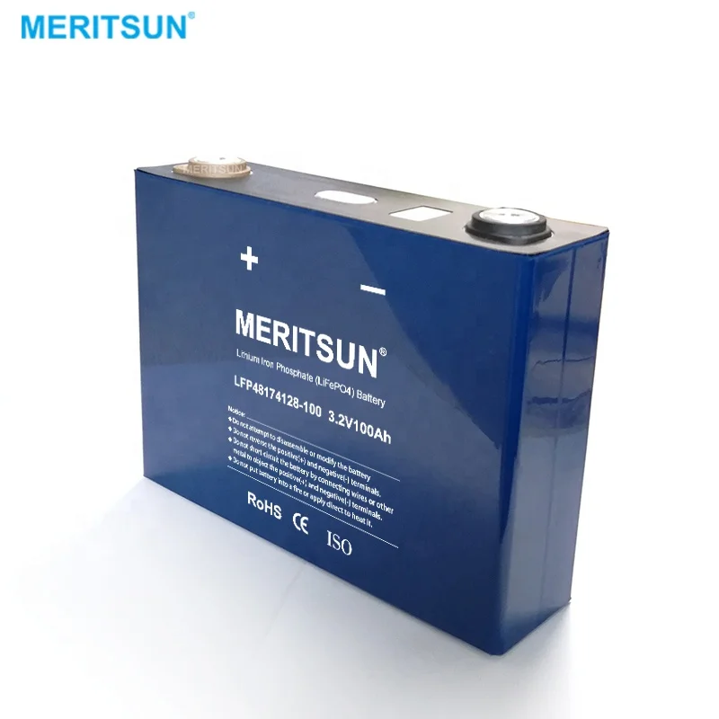 Аккумуляторные литиевые призматические батареи MeritSun 3,2 V lifepo4 280ah