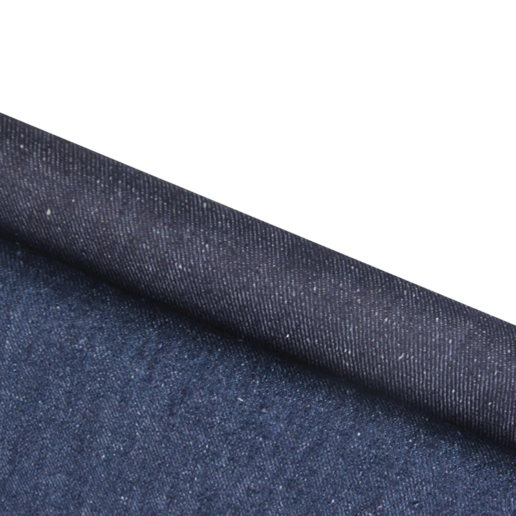 51025-55% Hemp 45% Organic Cotton Sustainable Denim Heavy Hemp Organic Cotton Stretch Twill Fabric