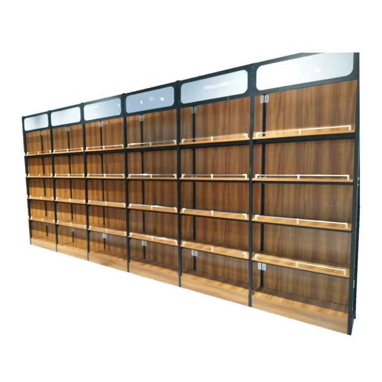 New style supermarket wooden shelf,gondola shelves for sale