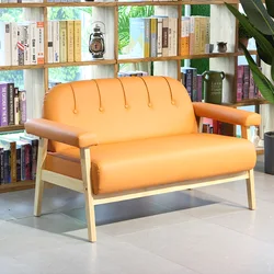 Customized library book bar rest area leisure negotiation cafe sofa chair dining milk tea shop table and chair combination