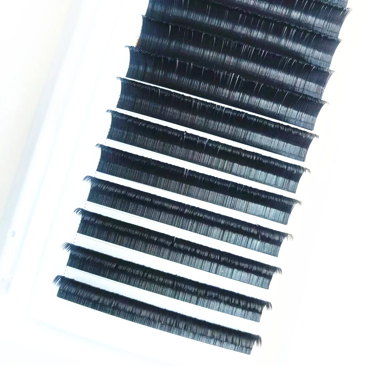 Hot Selling Wholesale Classic Flat Lash Extensions Softer Ellipse Flat Lash Split Tips Lighter Volume Korea Eyelash