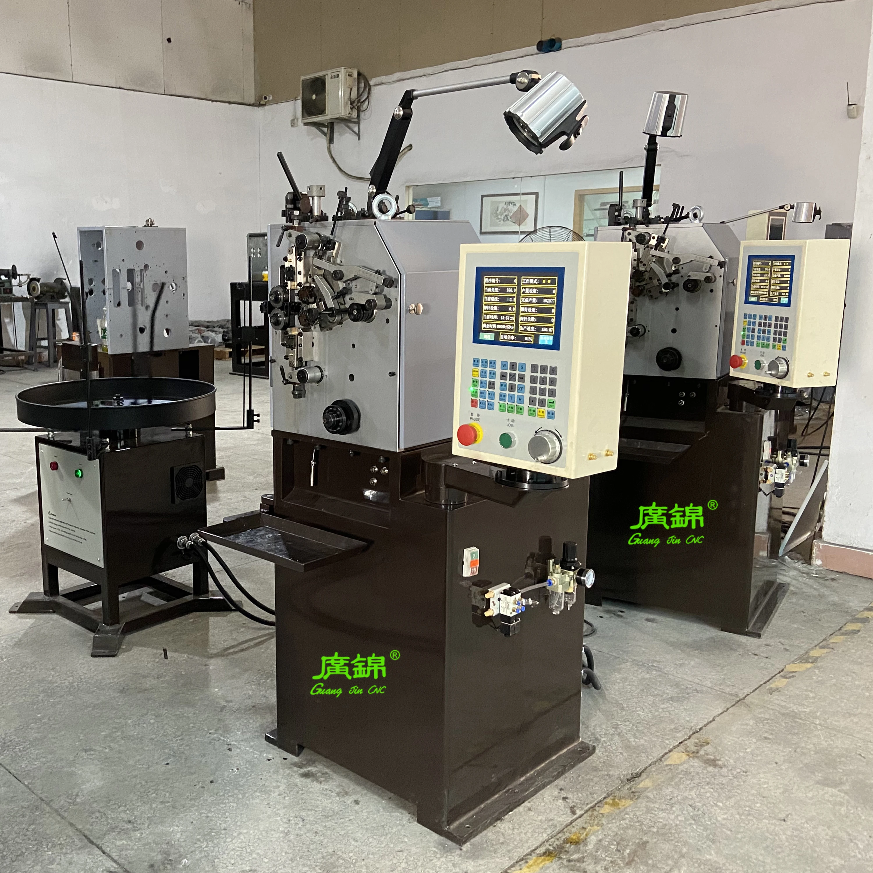 2 Axis CNC Automatic spring coiling machine for roller pen spring and furniture compression spring wire upto 1mm