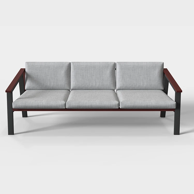 Factory sale high quality garden furniture balcony furniture outdoor olefin fabric cushions corner sectional sofa