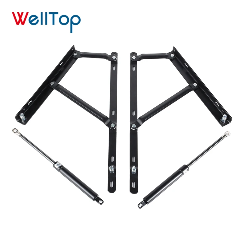 530mm Good Quality Short Bed Accessories Iron Lift up Mechanism With 600n Gas Spring
