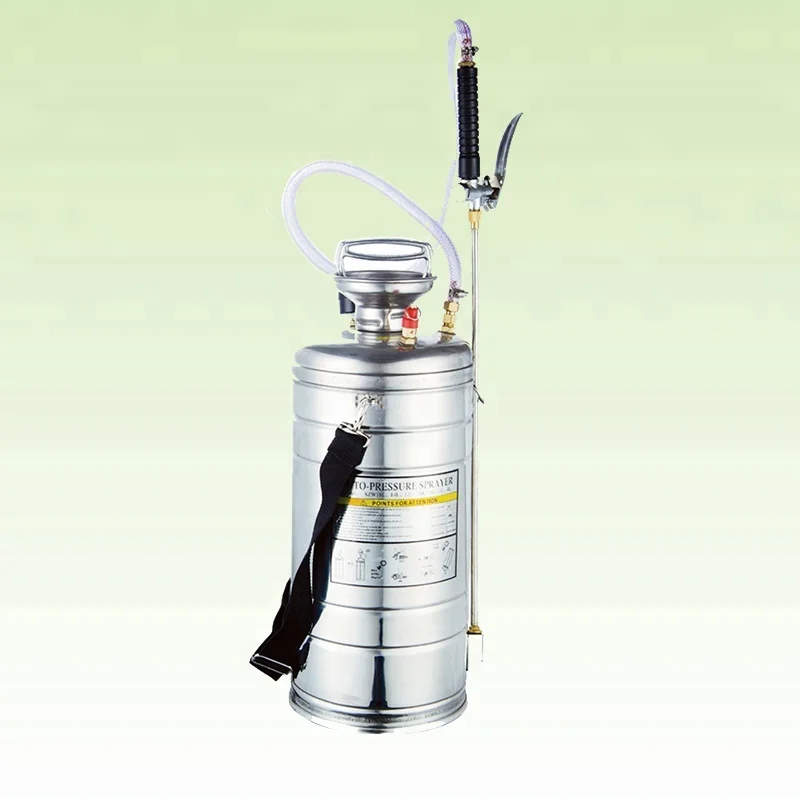 10L Agriculture and Industry Stainless Steel Pressure Sprayer