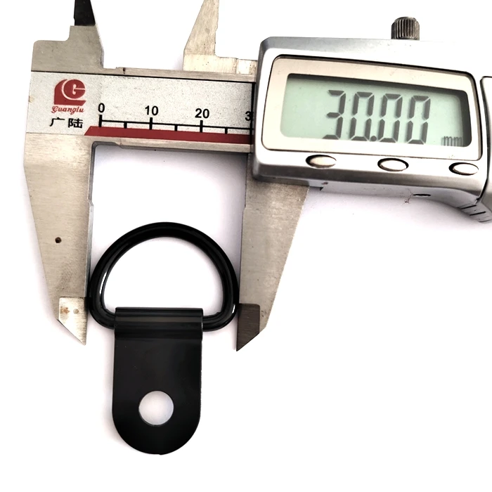 Small Stainless Steel D-Ring Tie Downs D Rings Anchor Lashing Ring for Loads on Case Truck Cargo Trailers RV Boats