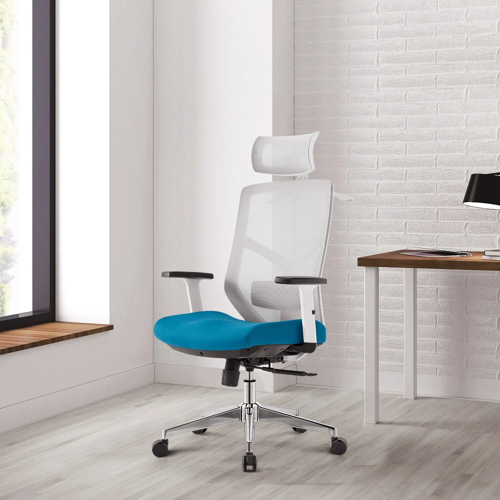 Modern Office Furniture Desk Chair Manager Executive Boss Ergonomic Swivel Mesh High Back Office Chair Home China High Quality