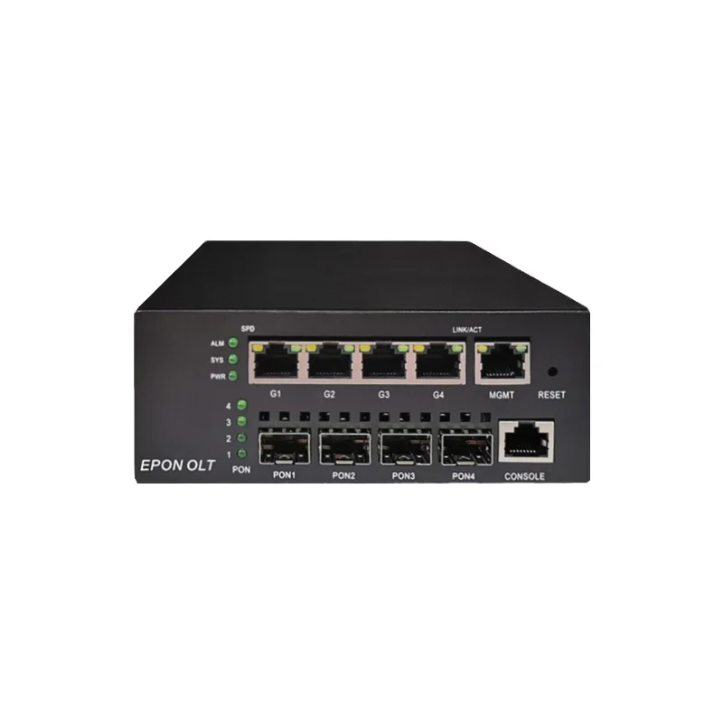 FTTH Cost Effective 4 port GEPON Mini Outdoor OLT with CE Certificate Compatible with Huawei ZTE EPON ONU