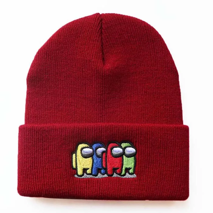 Wholesale Custom Unisex Winter Outdoor Sport Cable Knit Embroidered Striped Beanie