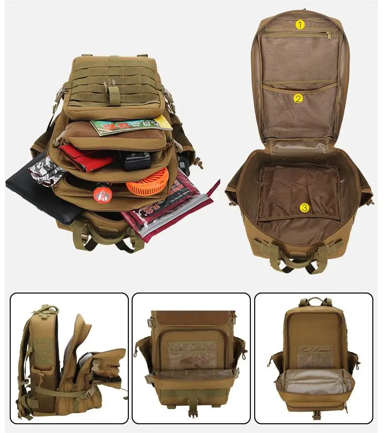 High Quality Waterproof Leather Hunting Bag Hydration-Compatible Expandable Custom Packing for Outdoor Usage Vietnam