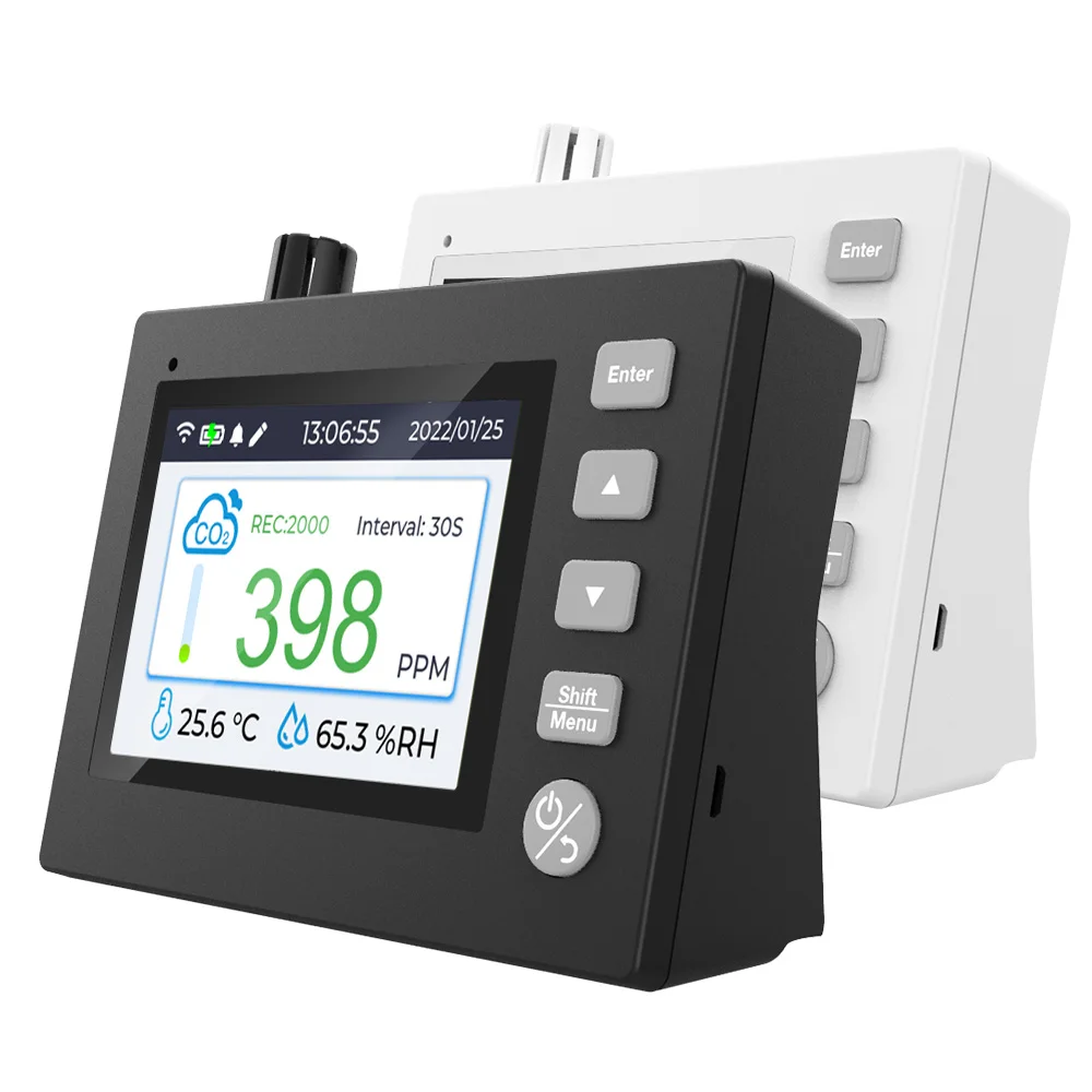 NEW carbon dioxide gas detector gas analyzers co2 meter air quality detector  co2 monitor TUYA and WIFI sensor 8 co2 meter