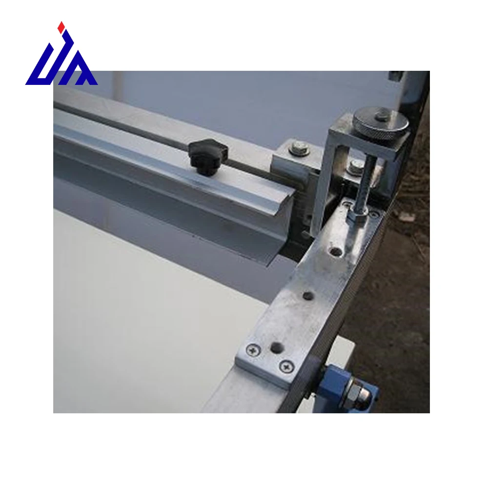 precision large manual format manual flat silk screen printing machine