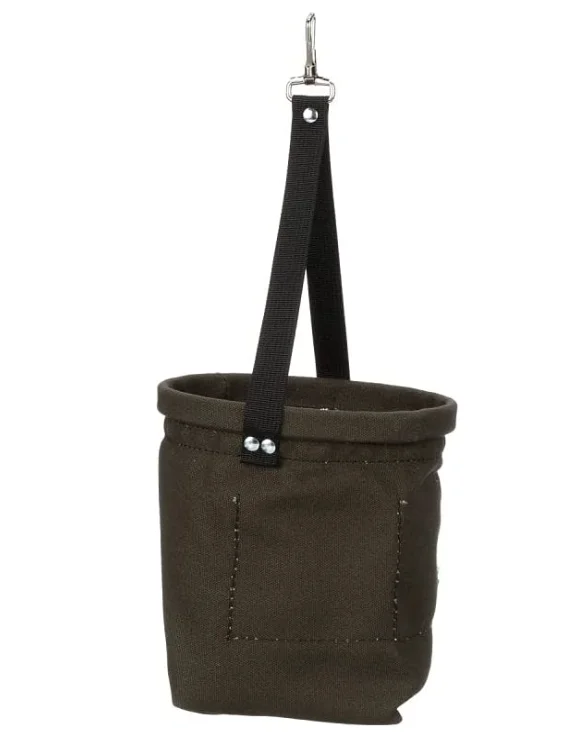 Custom Utility Ripstop Small Open Top Power Tool Storage Bag Heavy Duty Foldable Mens Waxed Canvas Bucket Bag For Tools