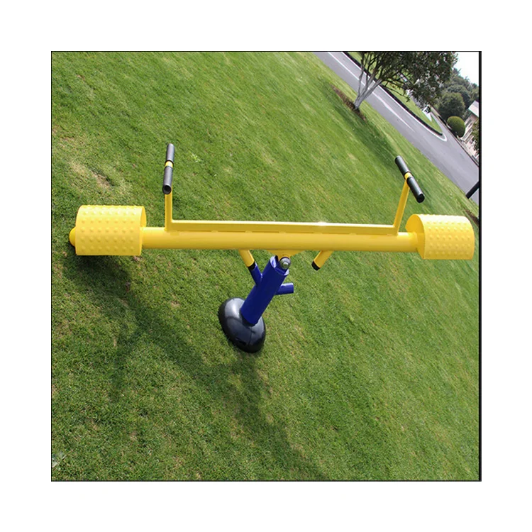 2021 Newest Design Children Games Garden Fitness Equipment Outdoor Metal Playground Seesaw