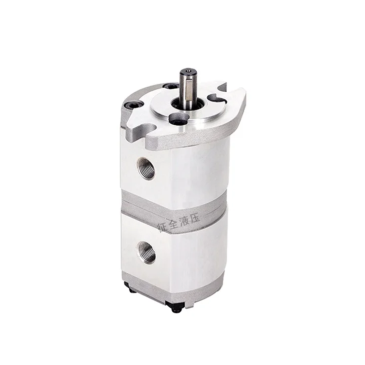 Zhengquan HGP-11A-F2/2R double gear pump hydraulic high pressure pump manufacturers direct sale HGP series double hydraulic pump