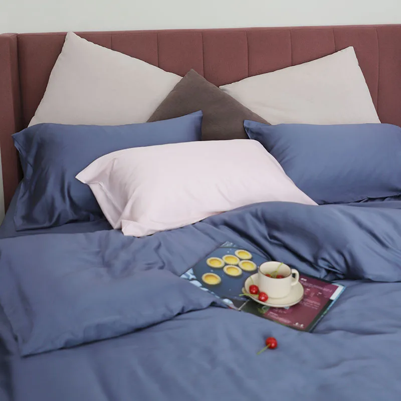 2024 hot sale Item Organic Bamboo fiber Bedding Bed set 100% bamboo bed linen flat sheet set