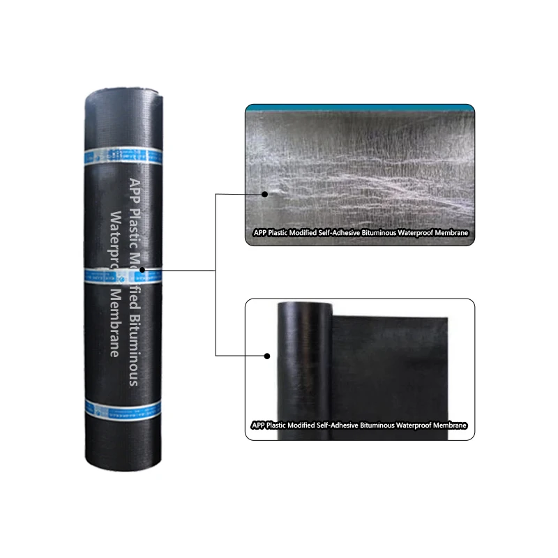 Popular Factory Supplying Glass Fiber Felt APP Plastic Modified Asphalt Waterproofing Membrane