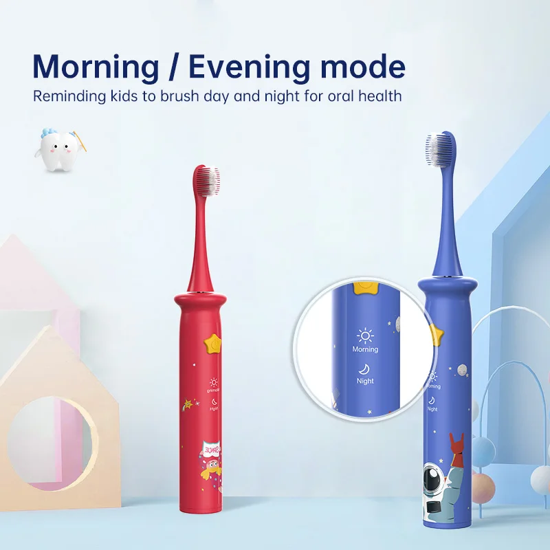 Custom Smart Eco Sonic OEM Sonic Rechargeable Best Seller Dentist Recommend Children Kids Electric Toothbrush With Timer