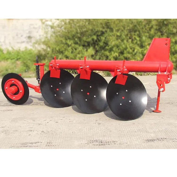Farm tillage machine Tractor mounted 3 blades round tube disc plough