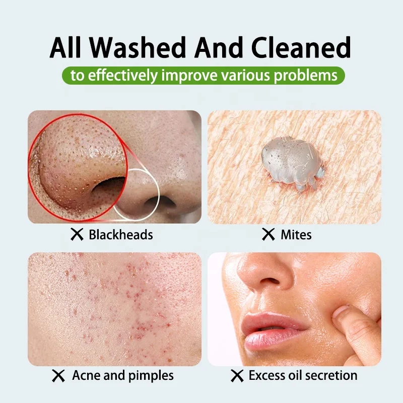 Private Label Face Body Clean Black Soap Bar Reduce Blackheads Acne Bamboo Charcoal Soap