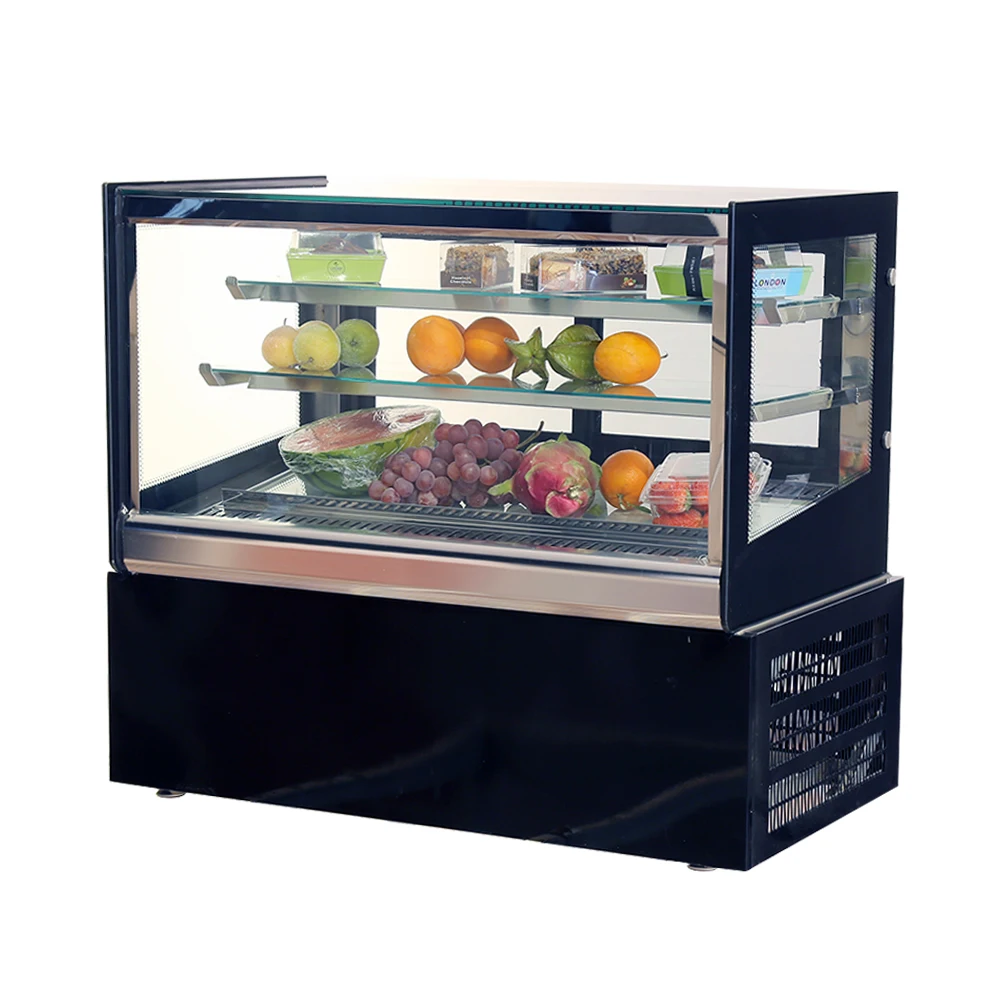 
900mm showcase chiller countertop display cabinet showcase cake display showcase cake display stand 