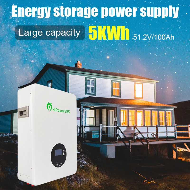 Hipower Solar Energy Storage System All In One Solar Panels 5Kva Complete Home 3000W 4000W 5000W Solar System Kit Hybrid