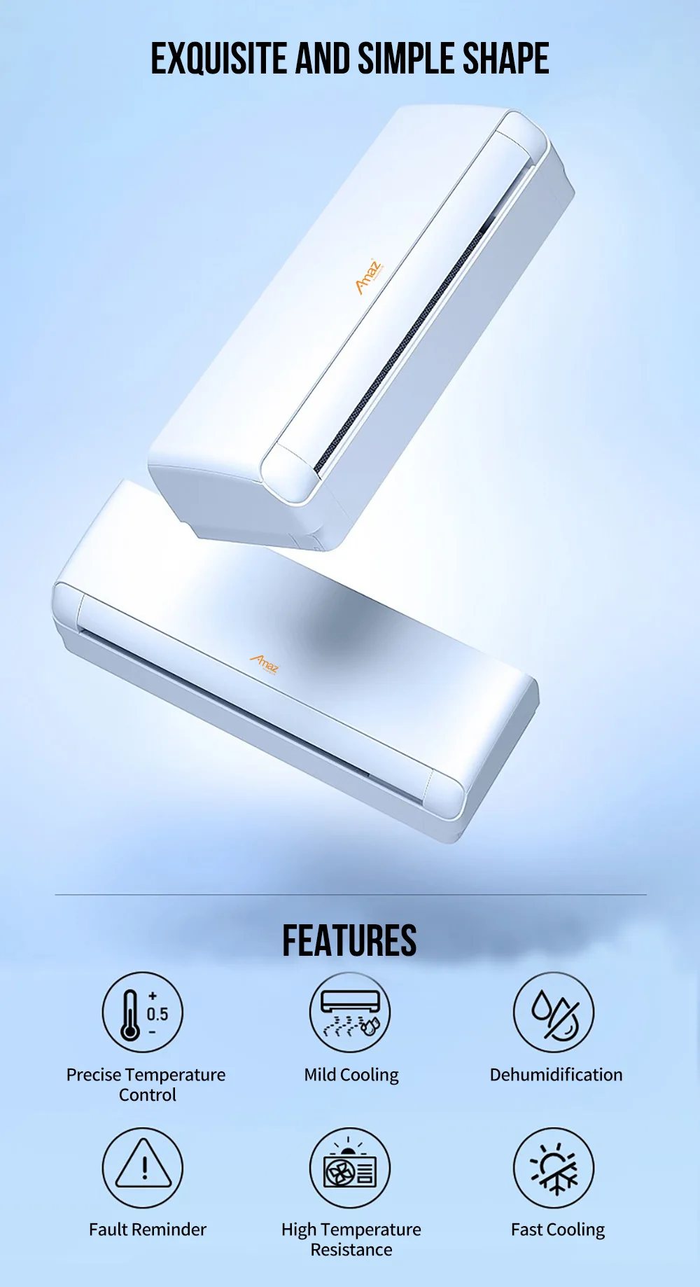 Best Inverter AC 9000BTU 12000BTU Split ac System  1HP & 2HP R410A  220V Indoor Personal air conditioner