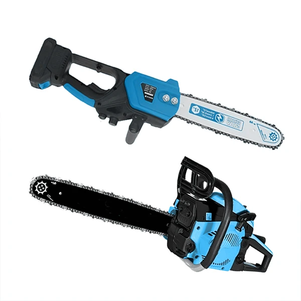 COOFIX Professional Electric Chain Saw 12inch Portable One-Hand Handheld Rechargeable Operated Battery Power Chainsaw