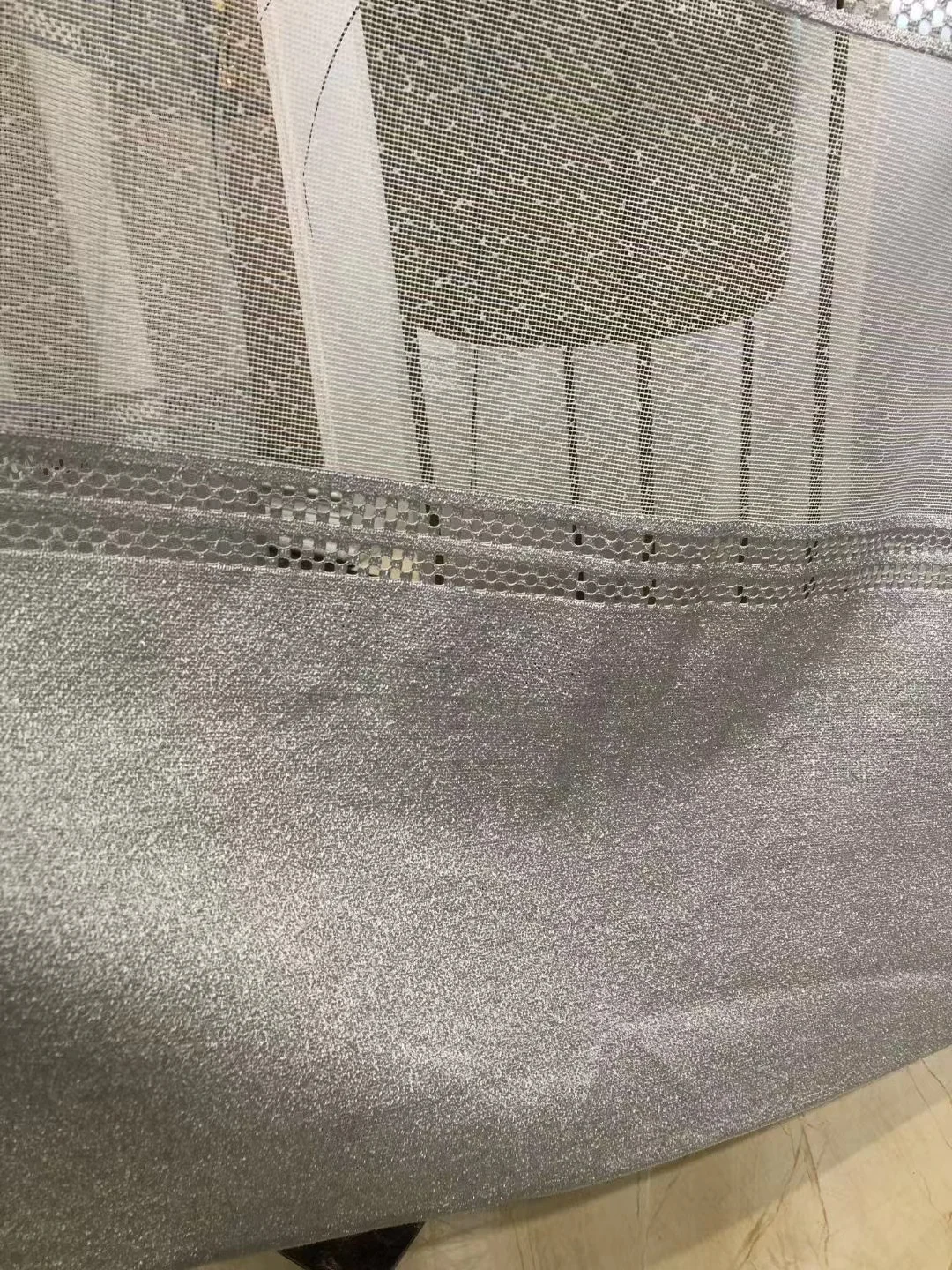 100% Polyester Hot Sale Wholesale Window curtain Jacquard Curtain Fabric sheer fabric