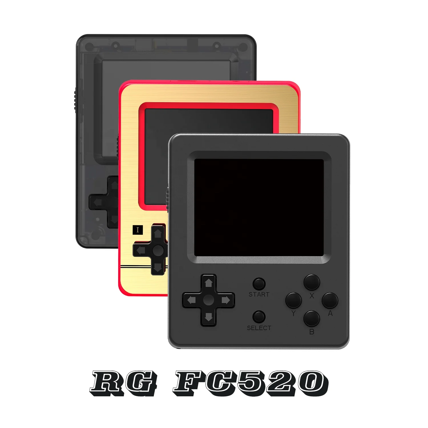 Portable Mini RG FC520 Mini Handheld Game Console Support 2 Players 3 inch Screen Built-in 520  Games Handheld Gaming Player