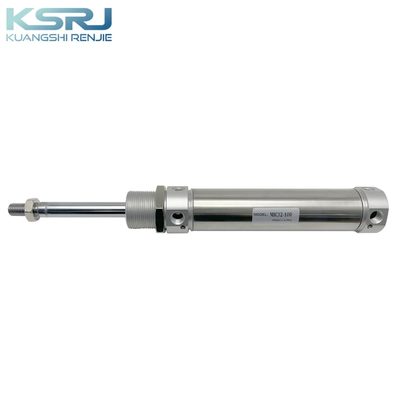 KSRJ MIC 32-100 High Precision Double acting Stainless Steel Mini pneumatic Air Cylinder