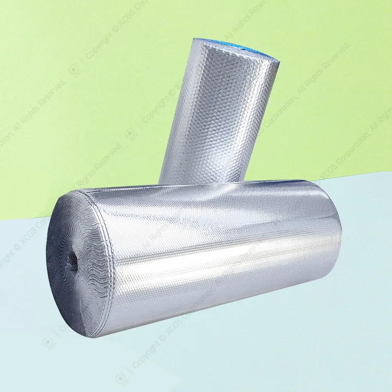 Wholesale High Quality Heat Resistant Roll Thermal Insulation Aluminum Foil Bubble Sheet With Moisture Barrier Roofing Isolation