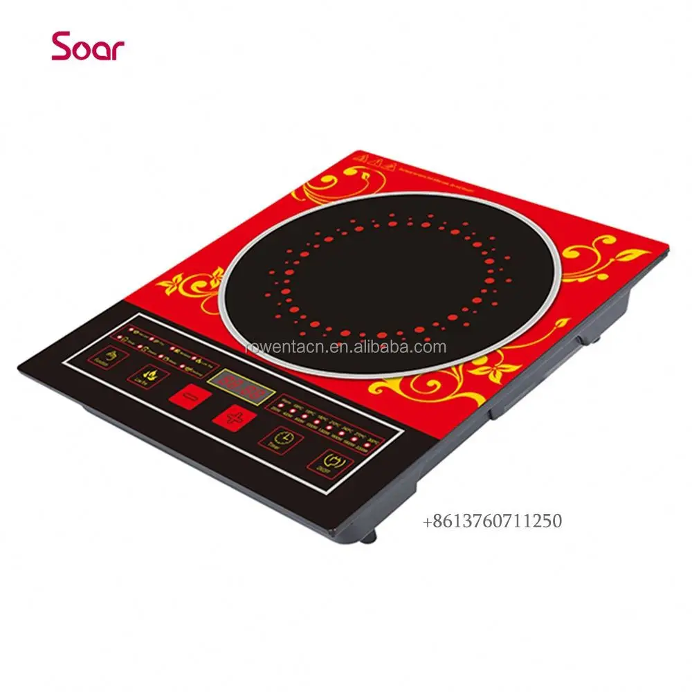 2200W 220V blue lighting  induction cooker 12