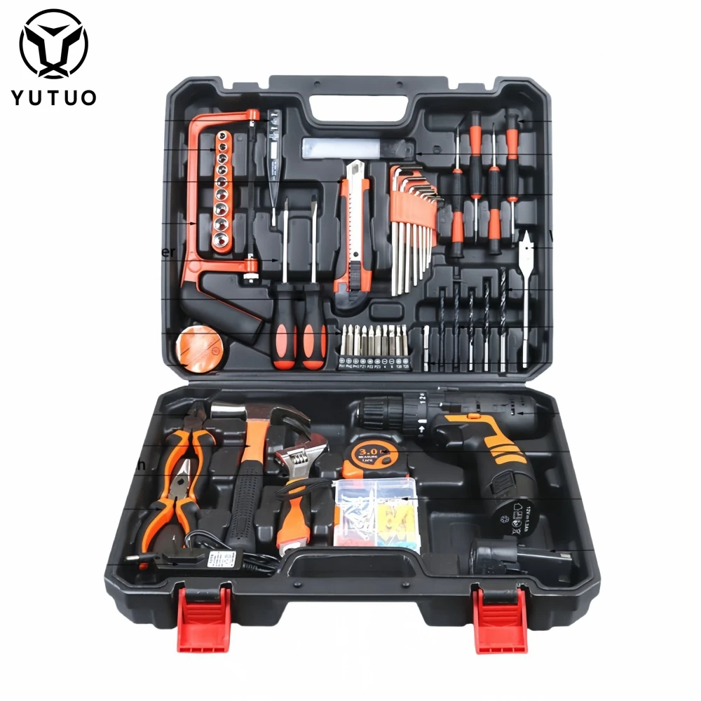 YUTUO independent rechargeable powertools power drill other hand held tools and power tools kit set