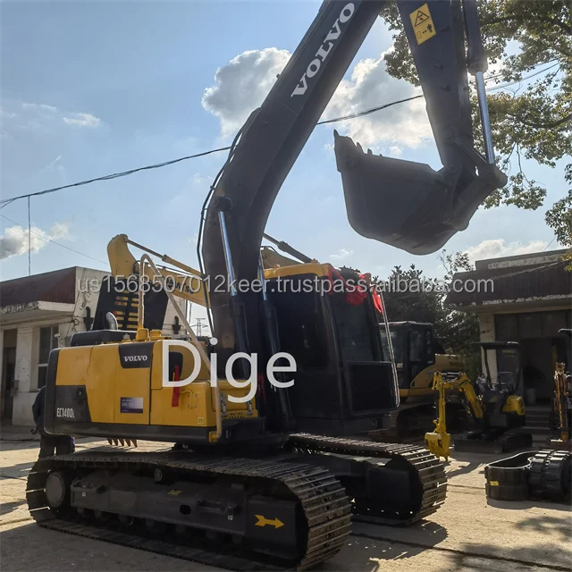 99% новая ближняя годовая модель VOLVO EC140D 14-тонный Средний б/у экскаватор следующего поколения для продажи нового