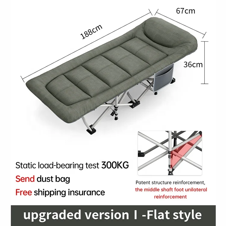 Folding Bed for Home Hotel Hospital Outdoor Use