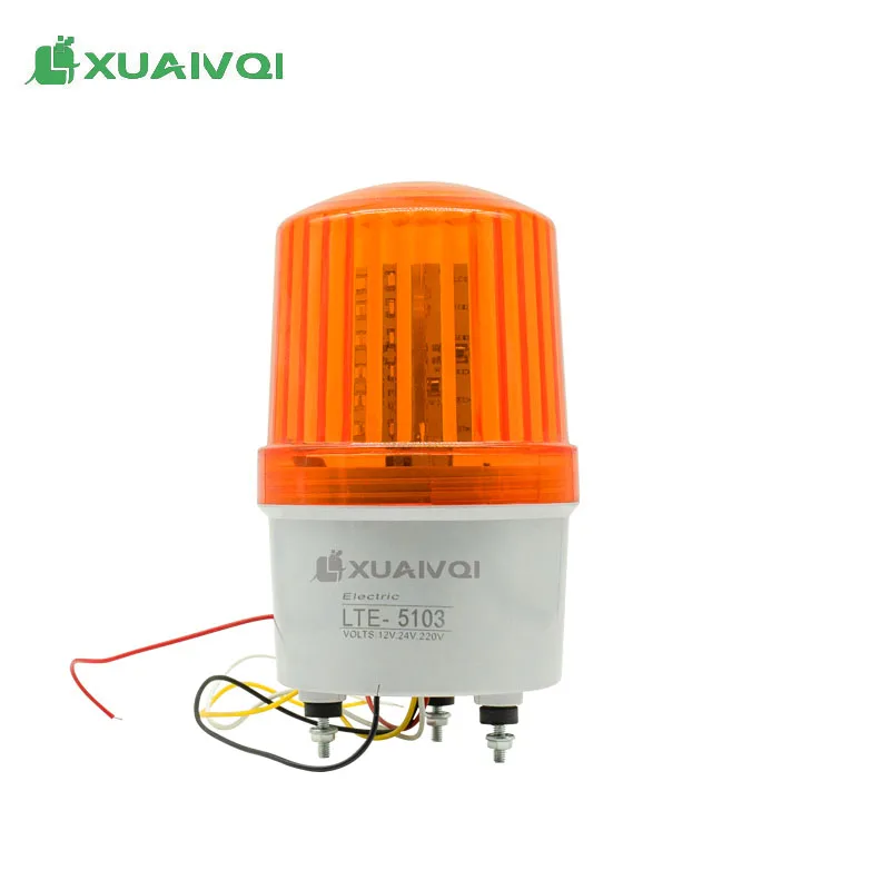 Waterproof Caution Light with Replaceable Battery Multifunction LED Warning Light 220V