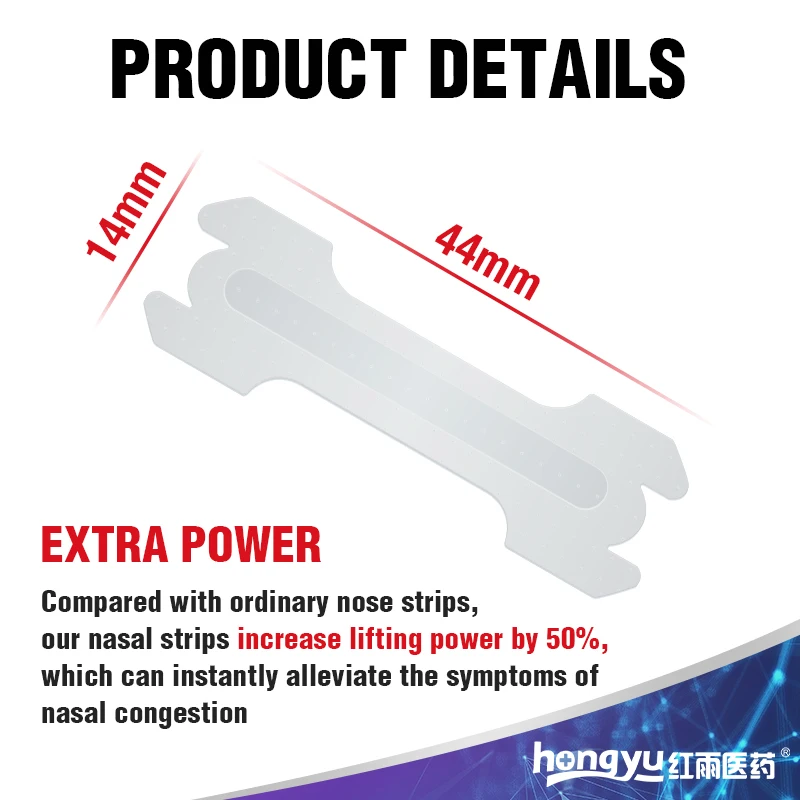 Natural Drug-Free Kids Better Breath Nasal Strips for Nasal Congestion Allergy Cold Flu Sinuses Stuffy Nose Snoring