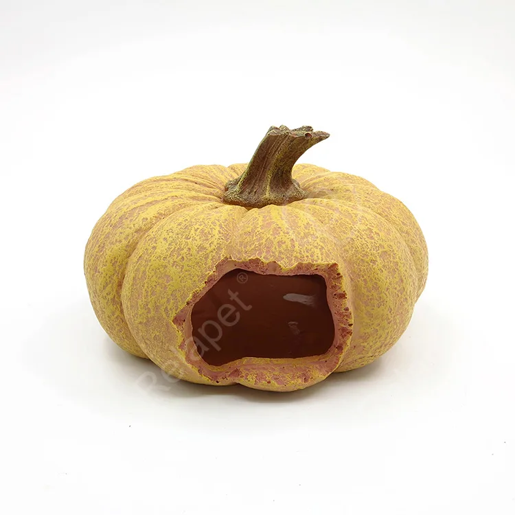 Reptile Rock Hide Cave, Aquarium Habitat Decor Rock Tortoise Hideout for Lizards, Turtles, Reptiles, Amphibians, Fish