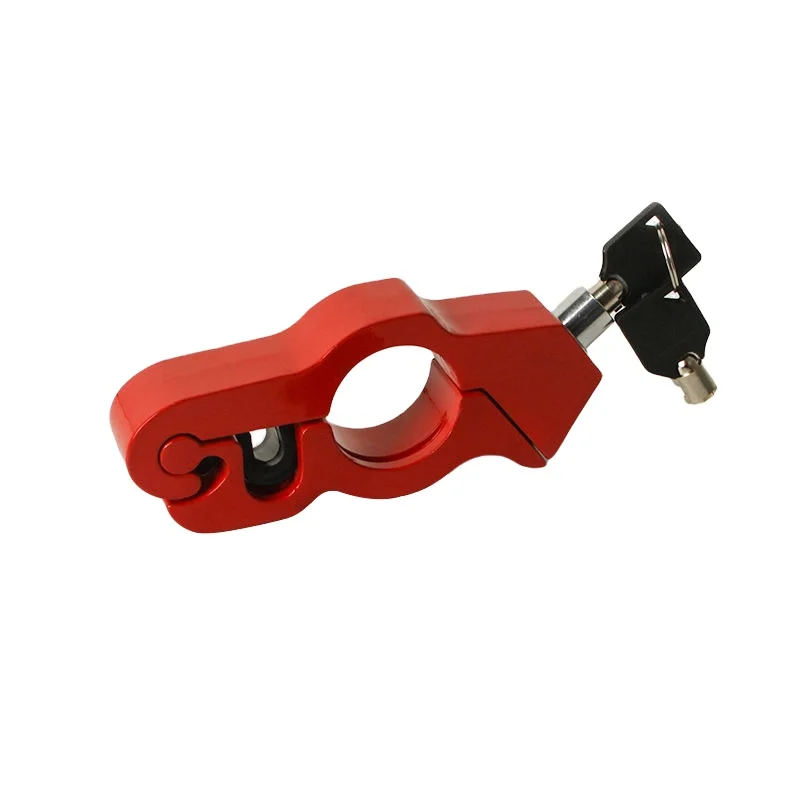 Motorcycle Handlebar Lock Grip Security Safety Locks Motorcycle Grip Lock Fit Scooter ATV Dirt Street