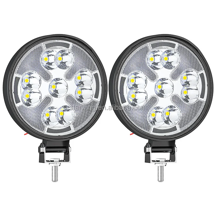 best price 3Inch Round With DRL Led Strobe Flash Fog Lamp Combo Beam Offroad SUV 4WD Truck Cars Work Light