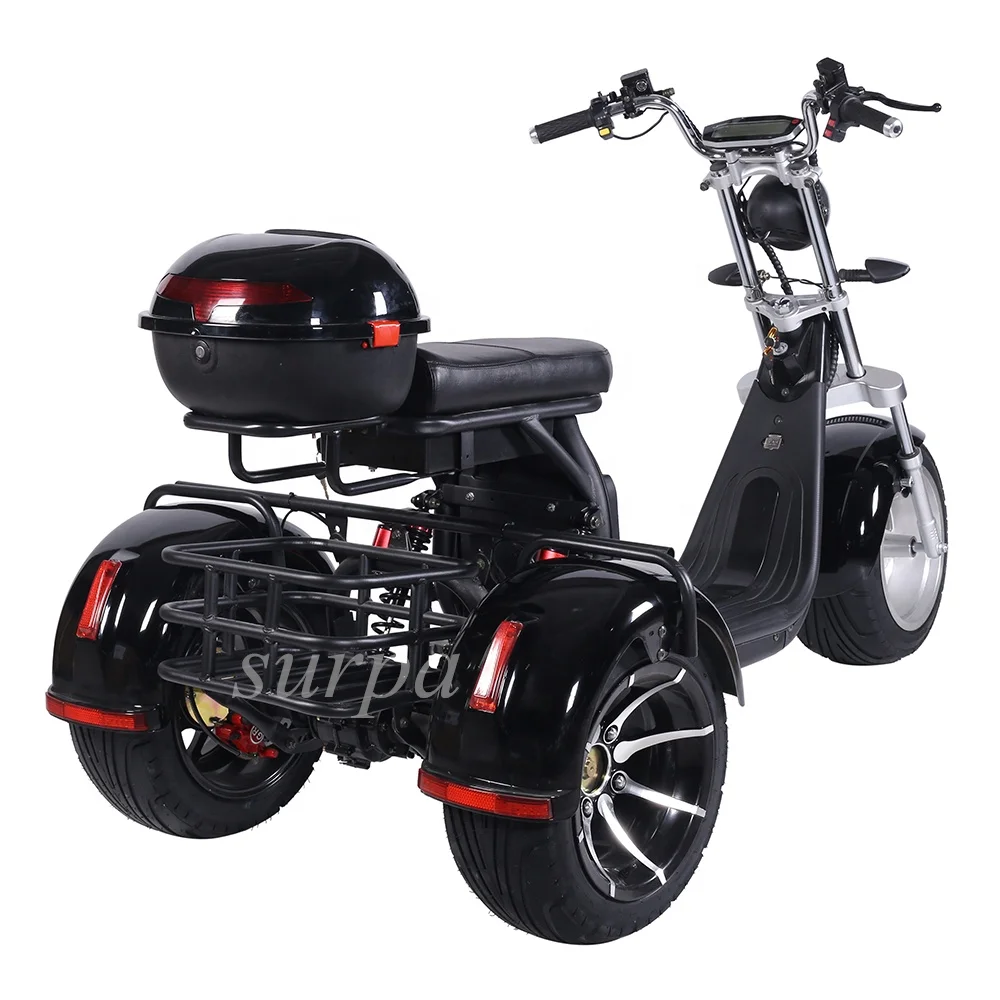 1000w 2000w 60v12ah /20ah Два съемный аккумулятор citycoco с толстыми покрышками 3-х колесный Гольф доска цикл Электрический