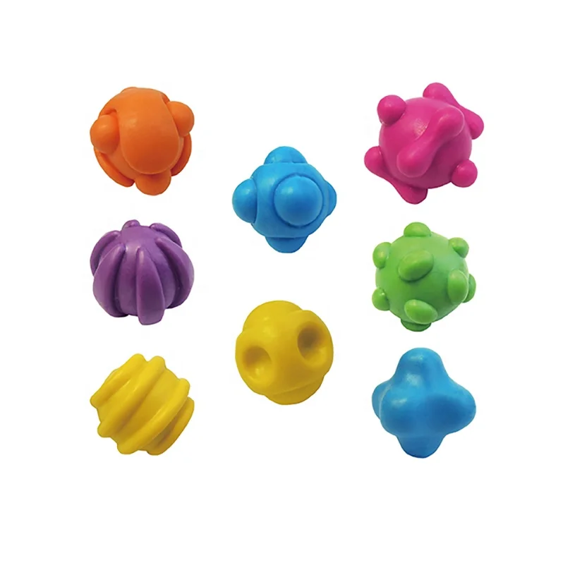 OEM ODM Novelty Gobstopper Speelgoed Mini Plastic TPE Random Bounce Bouncing Reaction Capsule Toy Ball for Vending Machine