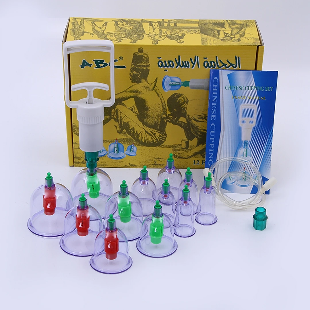  Оптовая продажа Набор вакуумных чашек Hijama высокого качества по индивидуальному